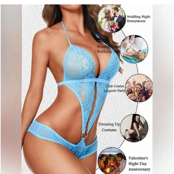 0330 Women Deep V Lingerie