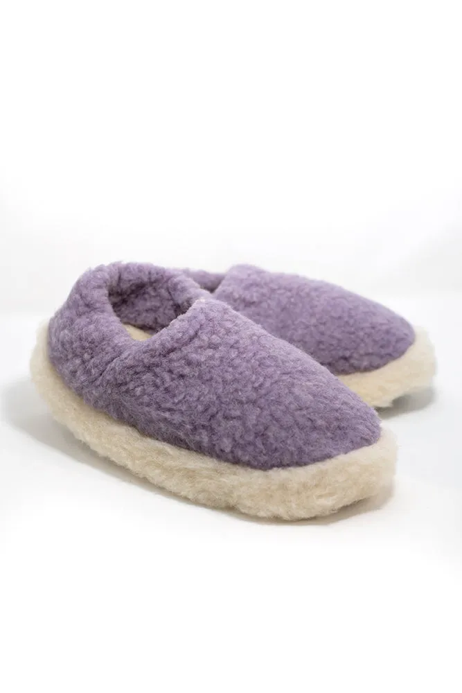 100% natural wool slippers