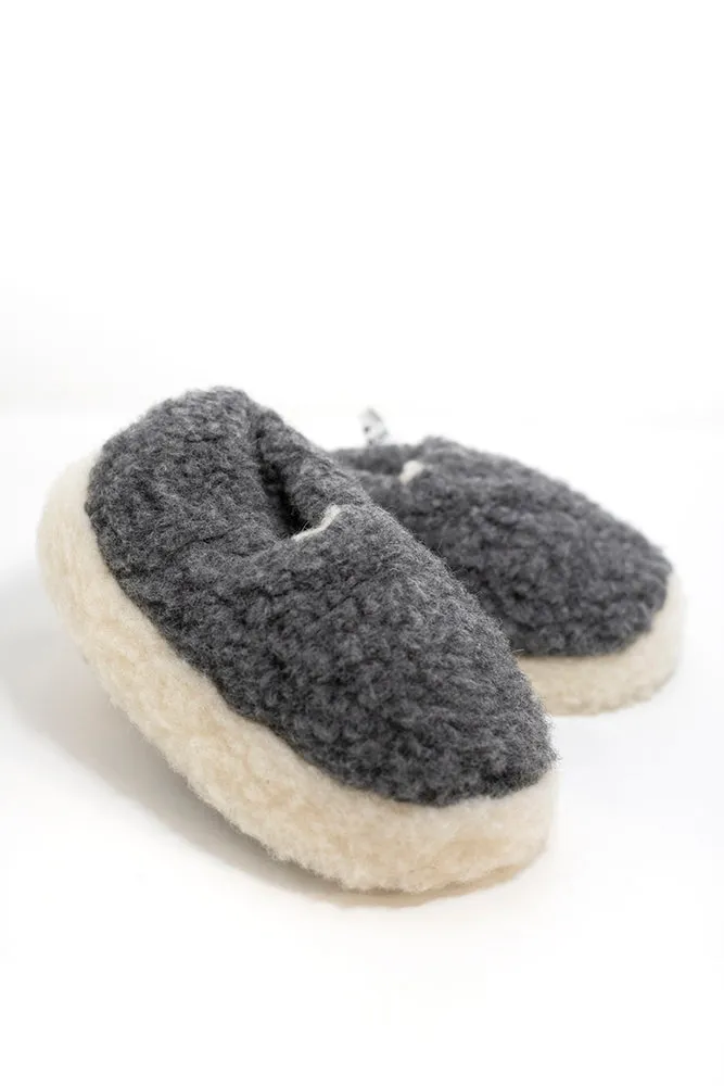 100% natural wool slippers