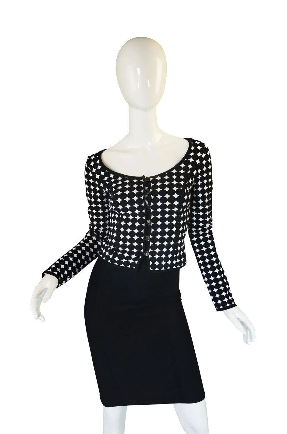 1990s Herve Leger Graphic Bandage Set