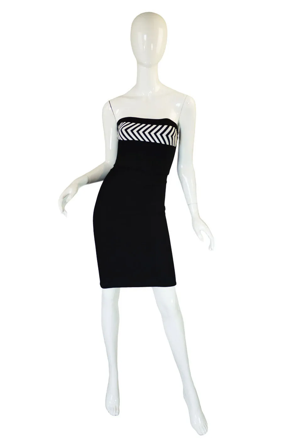 1990s Herve Leger Graphic Bandage Set