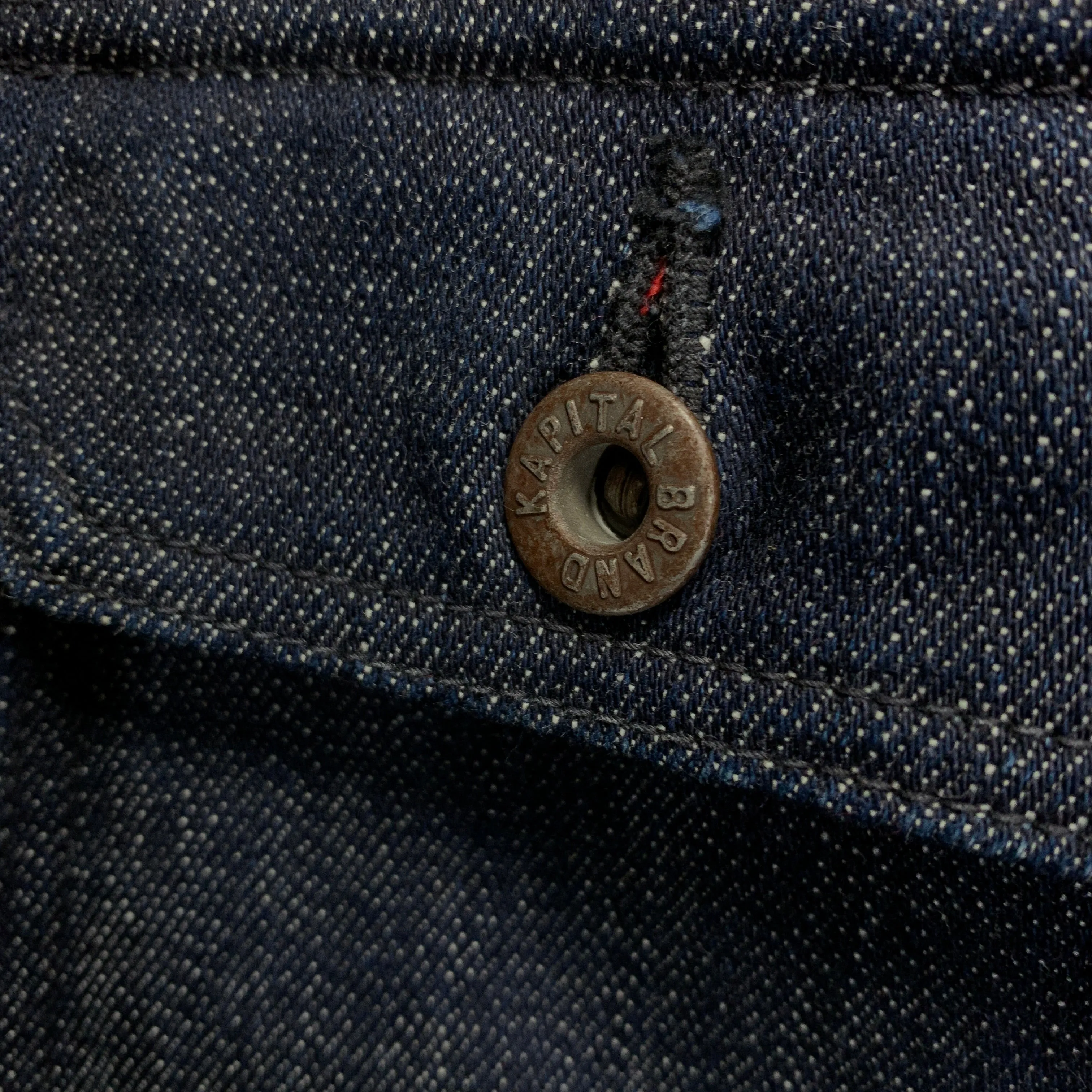 [2] Kapital Two Tone Indigo Denim Jacket