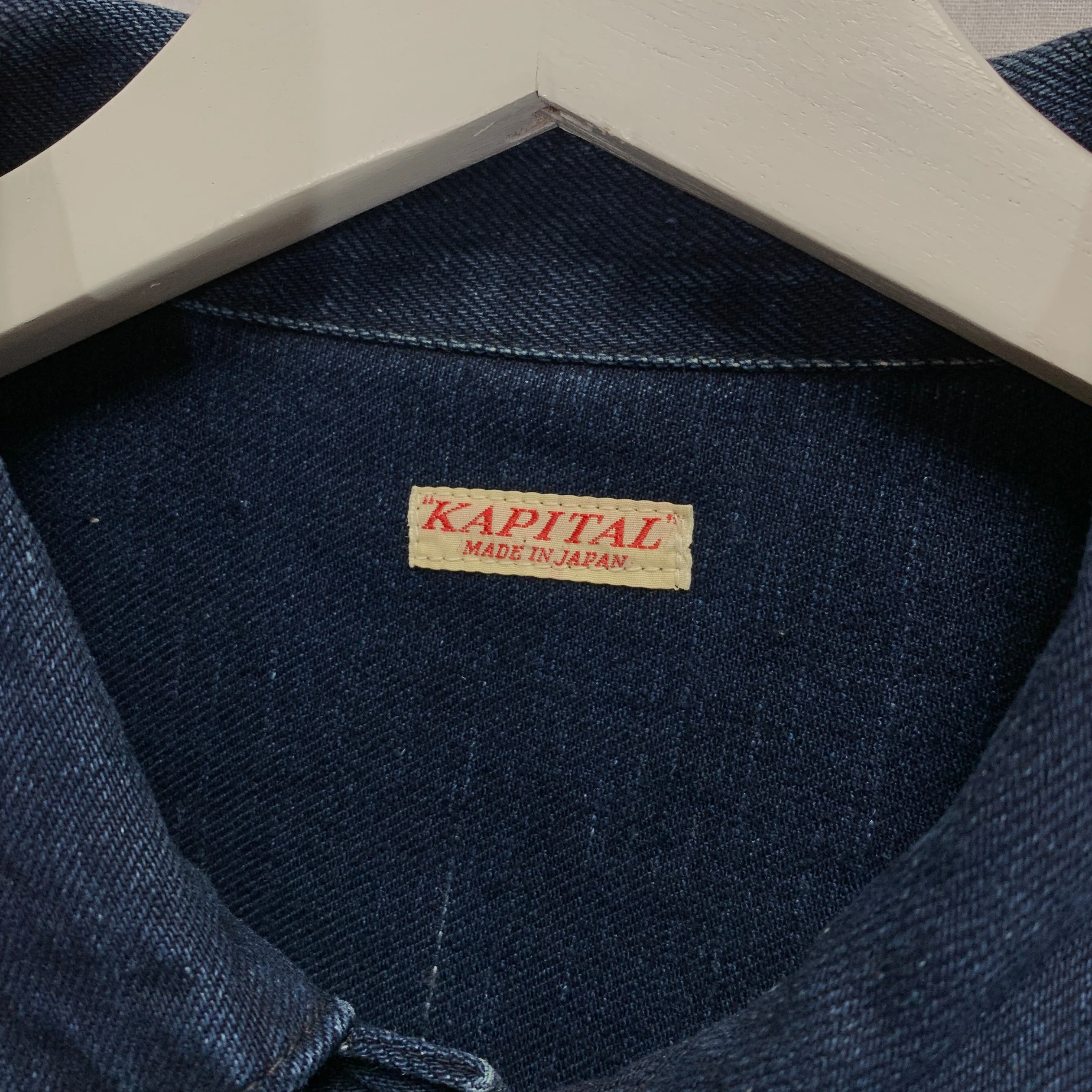 [2] Kapital Two Tone Indigo Denim Jacket