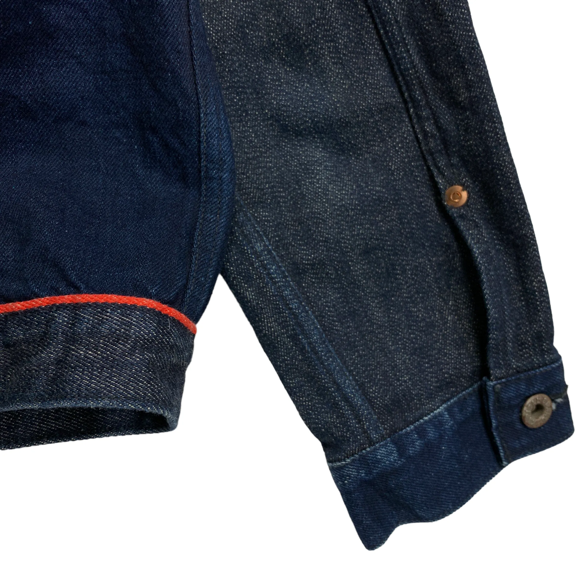 [2] Kapital Two Tone Indigo Denim Jacket