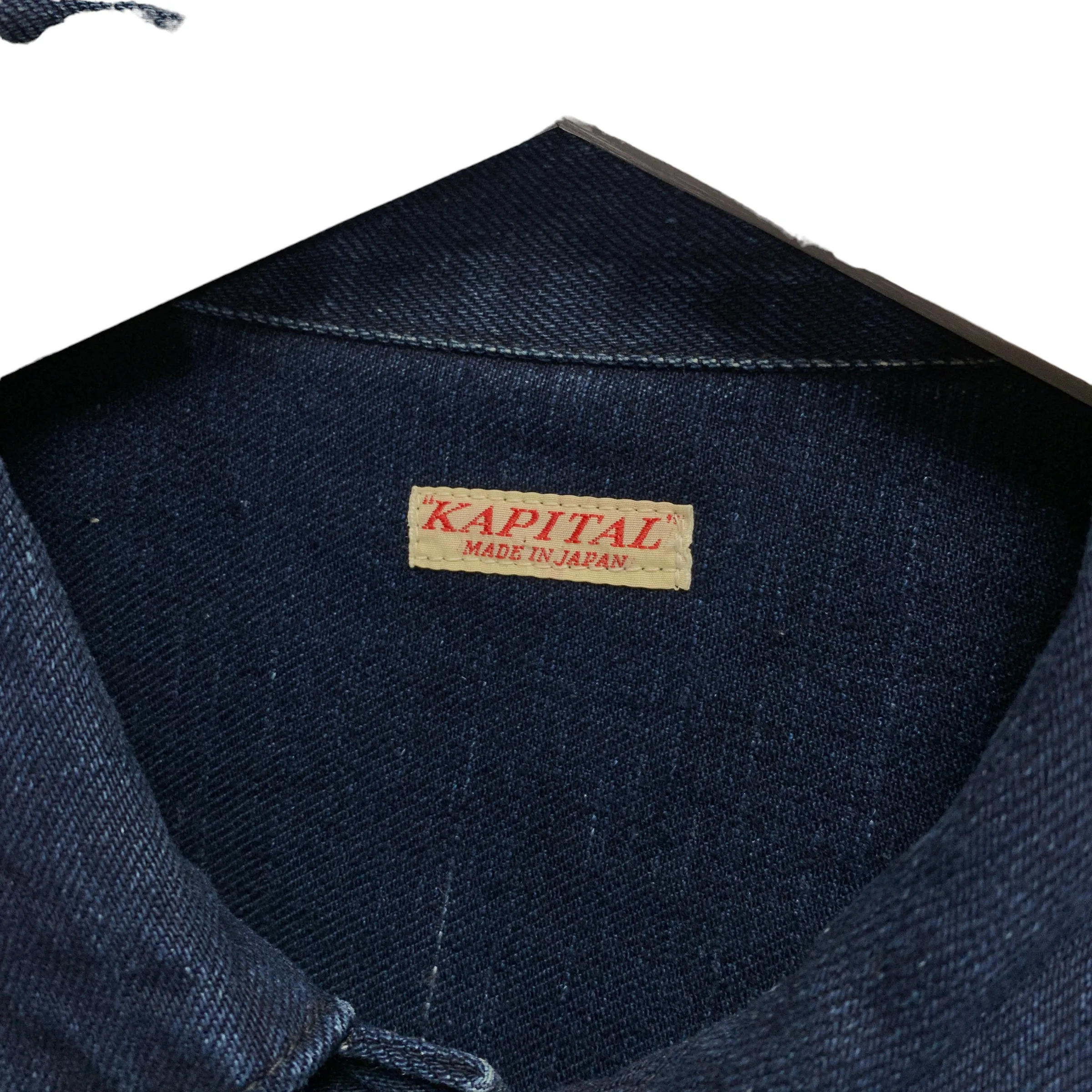 [2] Kapital Two Tone Indigo Denim Jacket