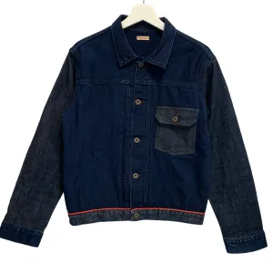 [2] Kapital Two Tone Indigo Denim Jacket