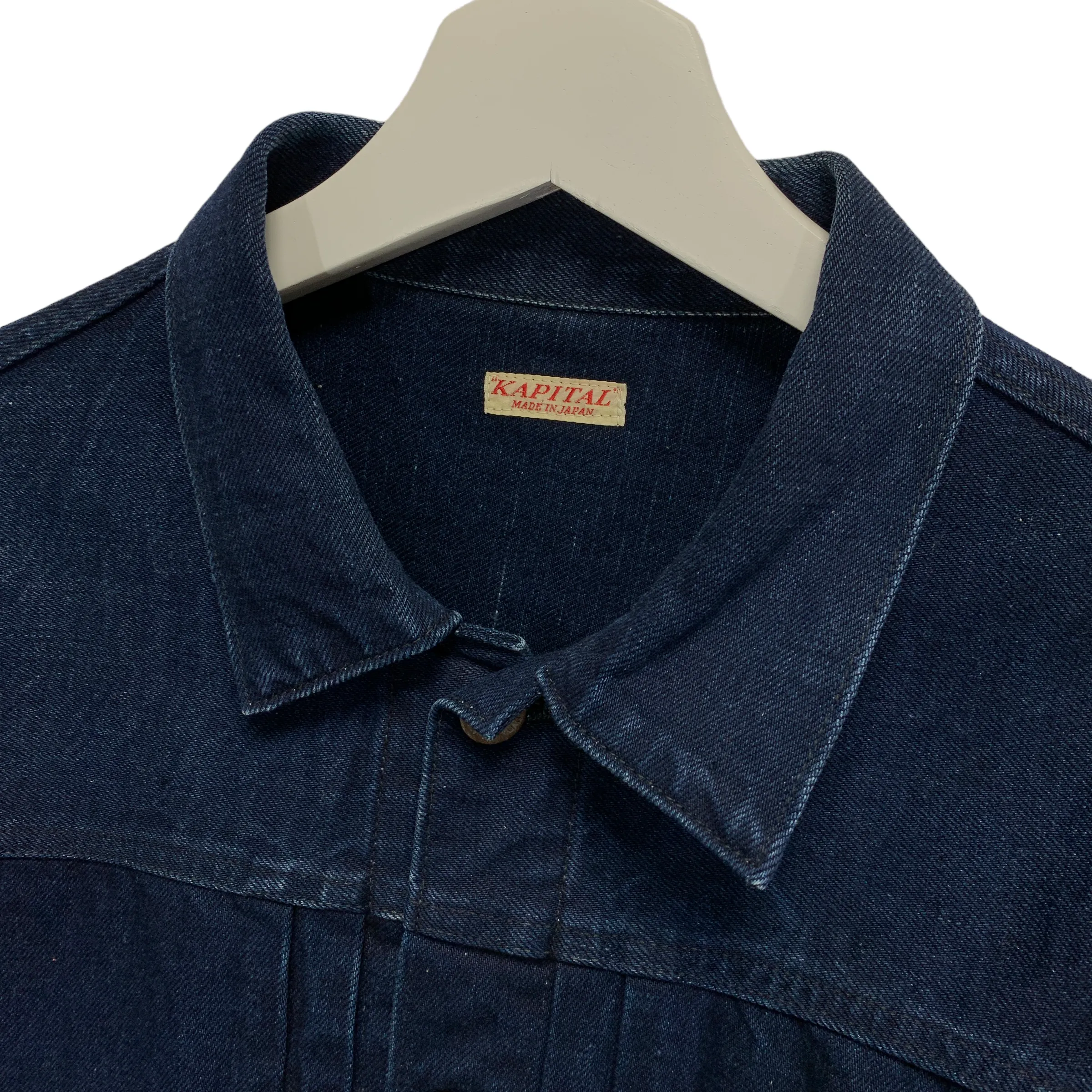 [2] Kapital Two Tone Indigo Denim Jacket
