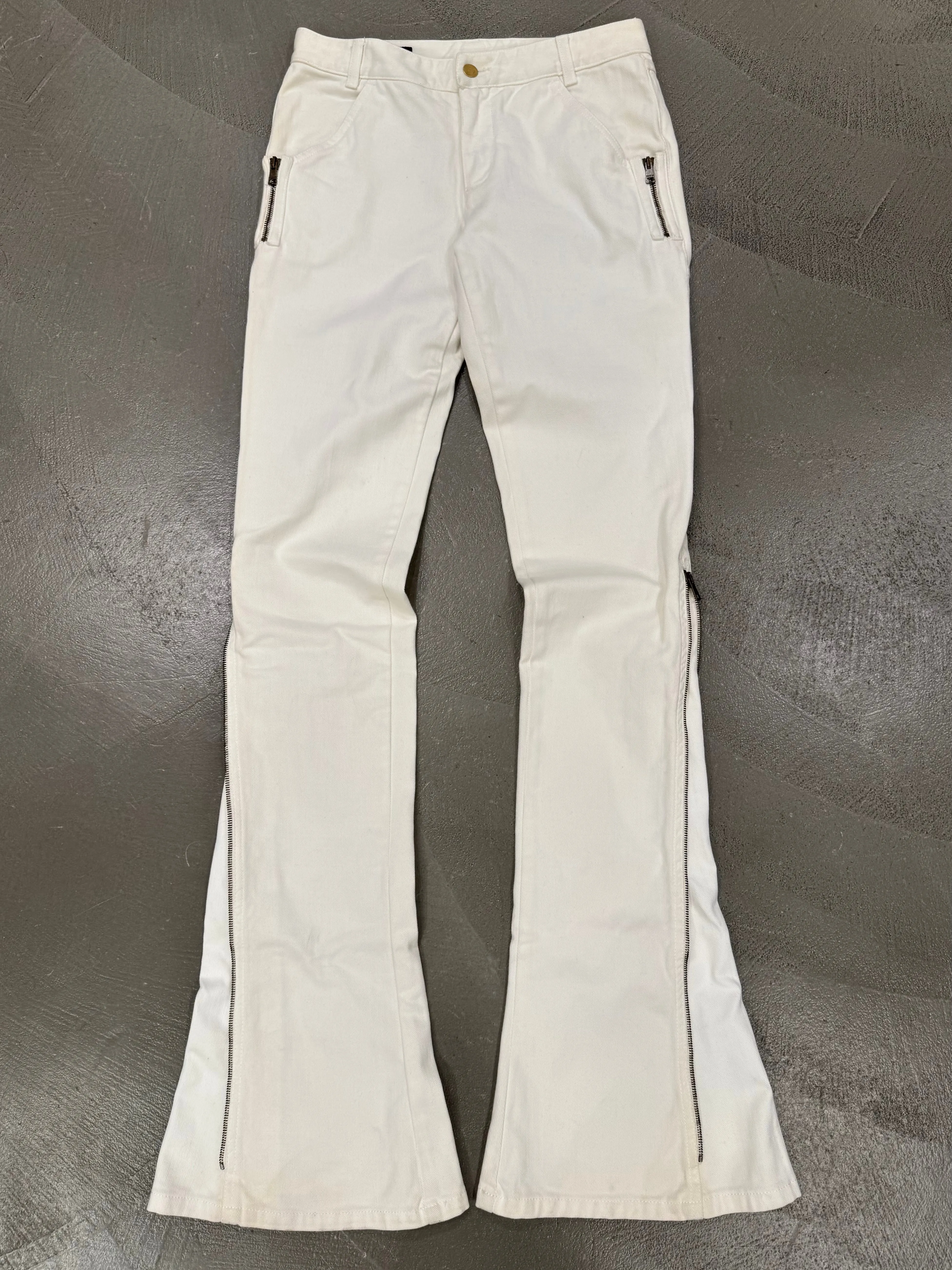 2003 Gucci by Tom ford zipper flared jeans