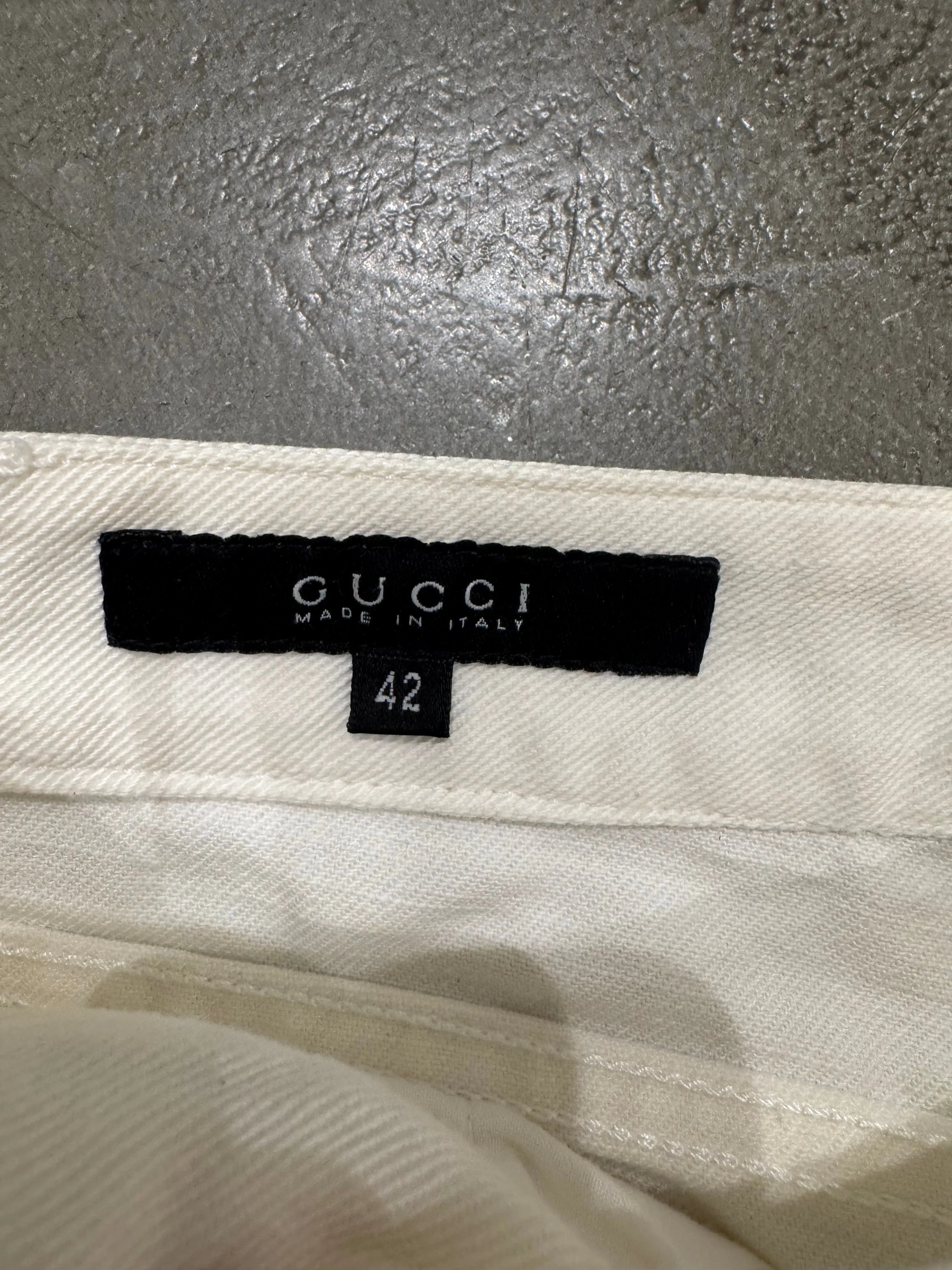 2003 Gucci by Tom ford zipper flared jeans