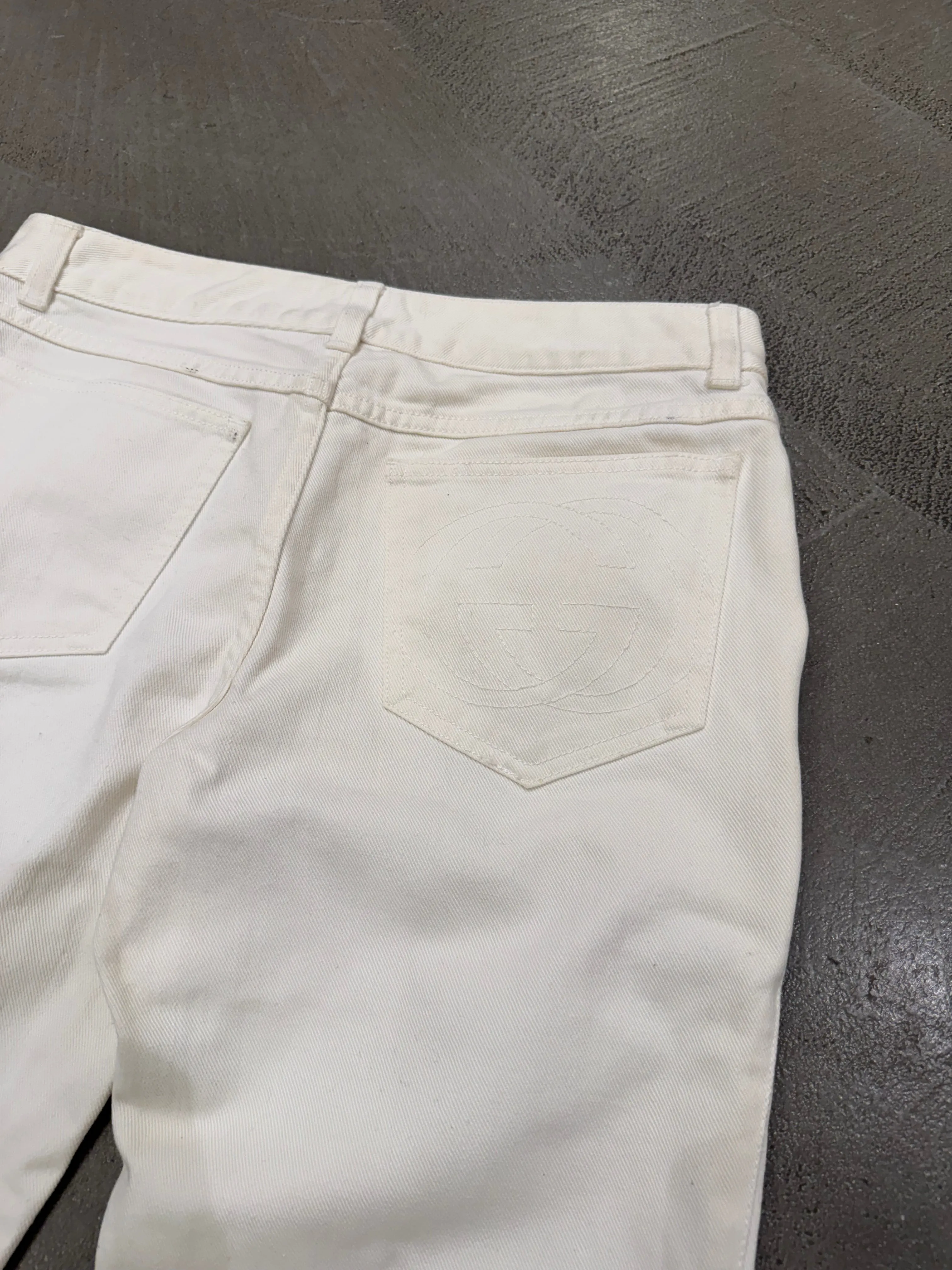 2003 Gucci by Tom ford zipper flared jeans