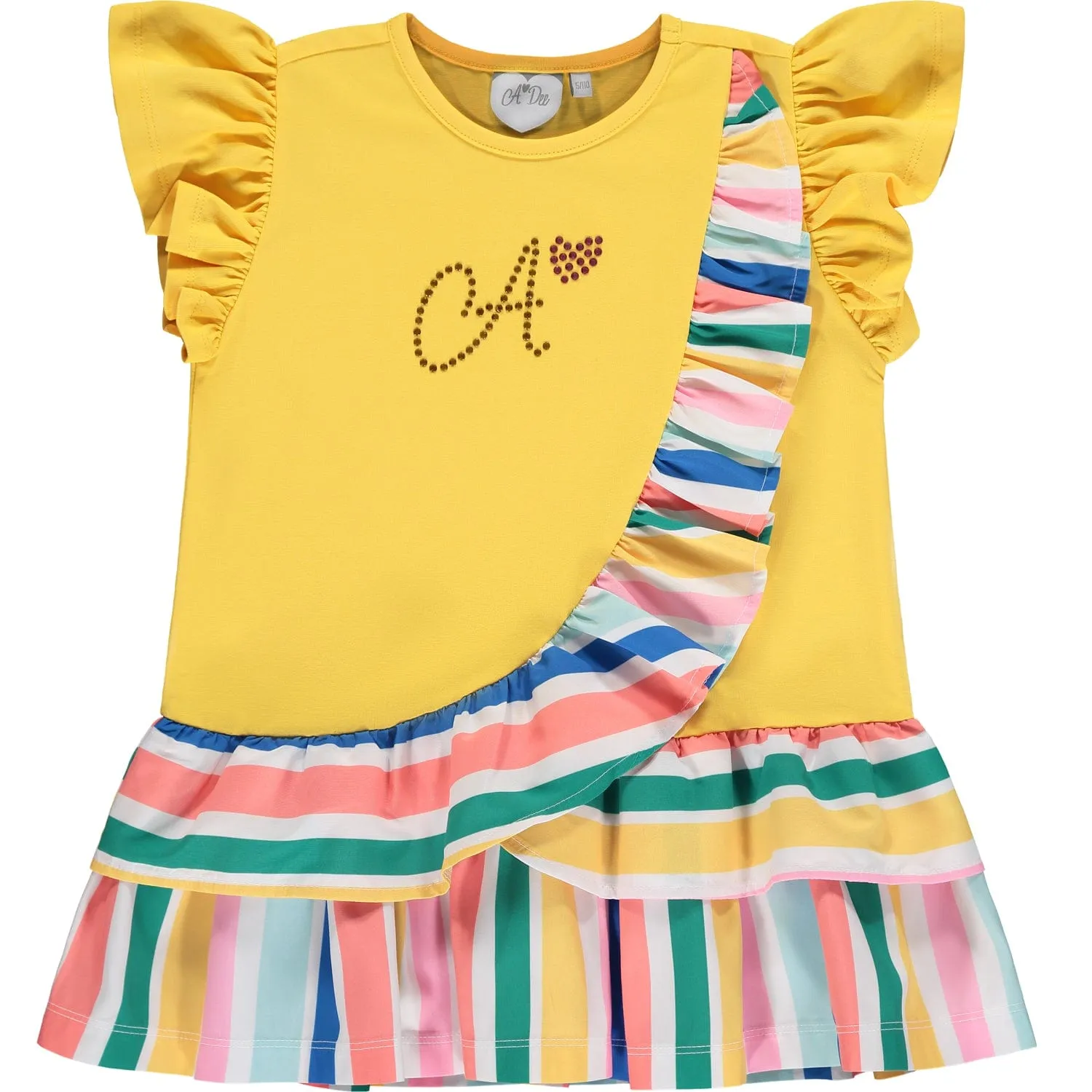A DEE - Uriania La Isla Bonita  Frill Legging Set - Yellow