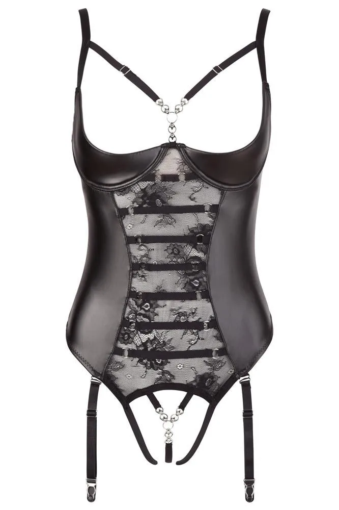 Abierta Fina Black String Body