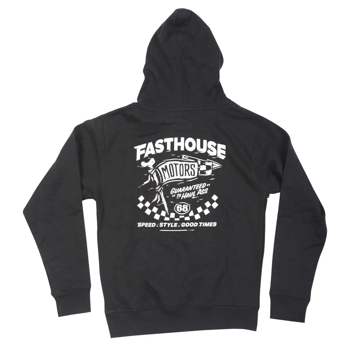 All Out Youth Hooded Pullover - Black