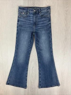 American Eagle Super High Rise Flare Womens Flared Jeans Size 8 US