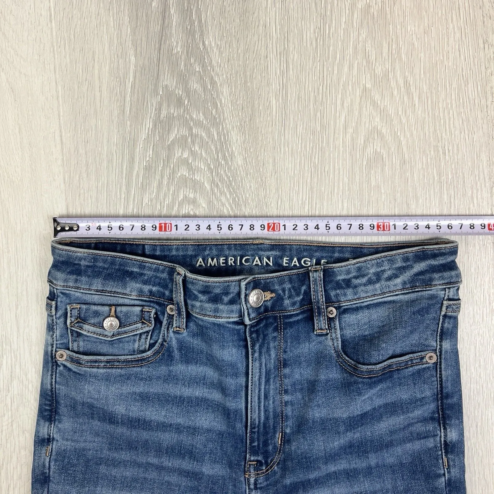 American Eagle Super High Rise Flare Womens Flared Jeans Size 8 US
