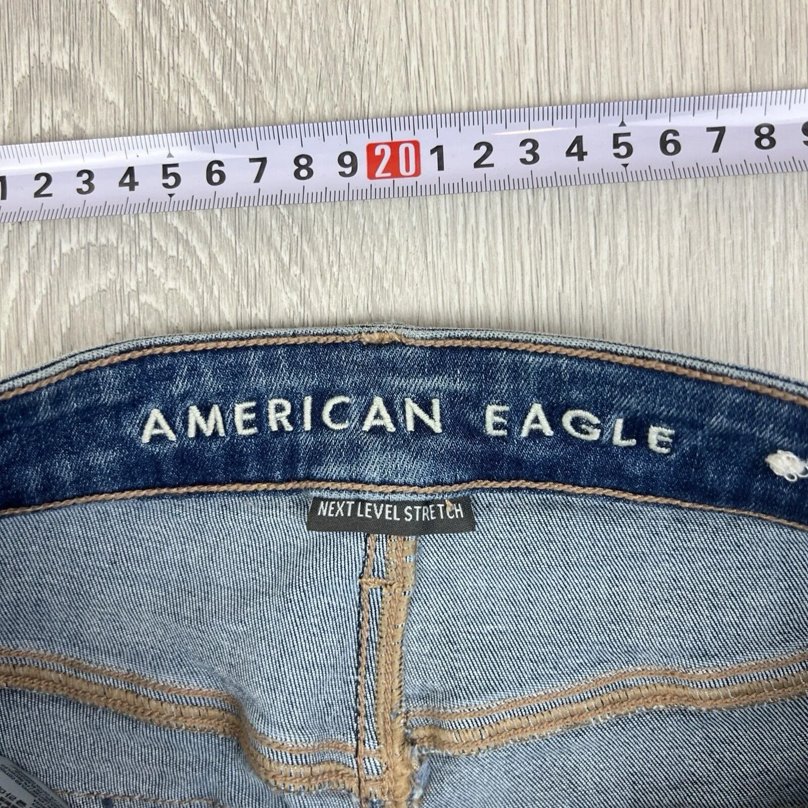 American Eagle Super High Rise Flare Womens Flared Jeans Size 8 US