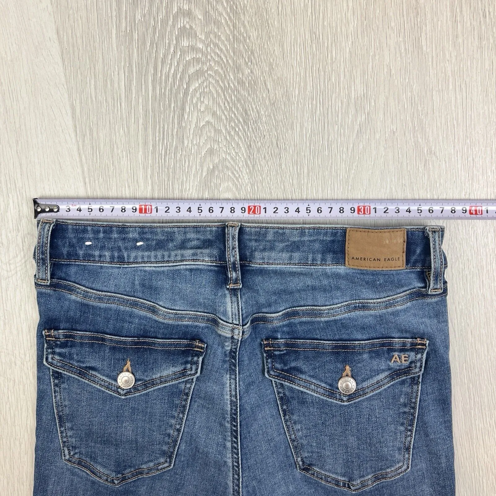 American Eagle Super High Rise Flare Womens Flared Jeans Size 8 US