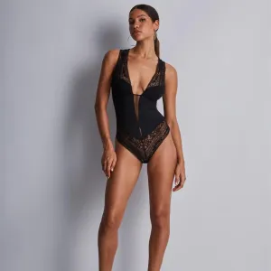 Aubade les Body's Plunging Bodysuit