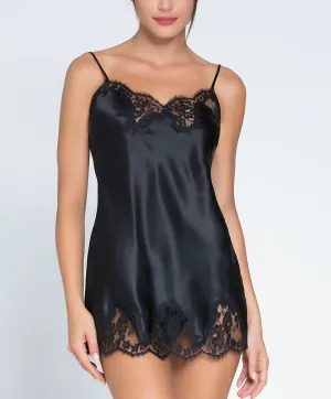 Babydoll nuisette en soie