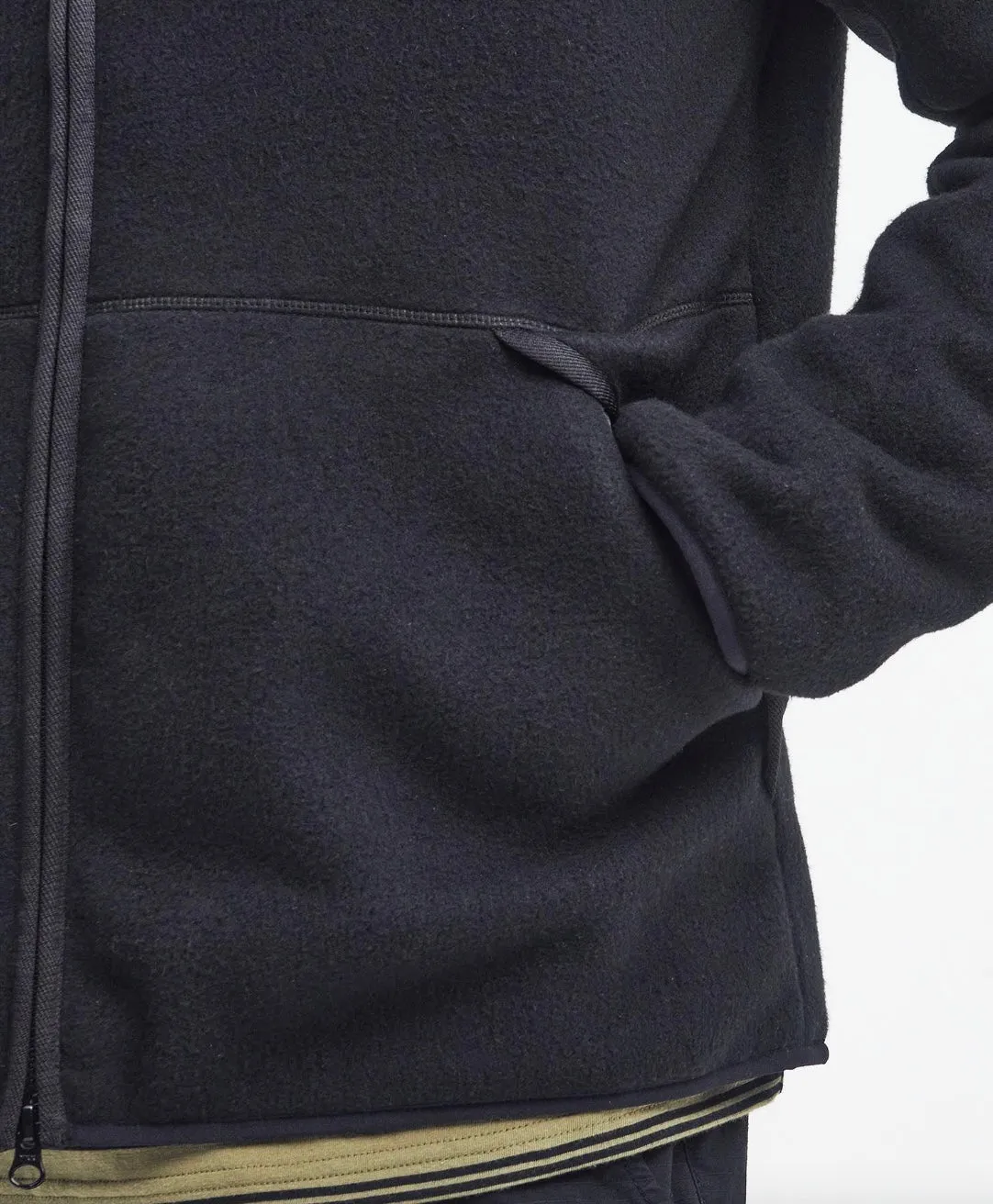 Barbour International Mens Ellesmere fleece - Black