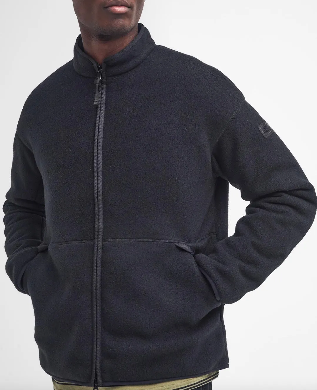 Barbour International Mens Ellesmere fleece - Black