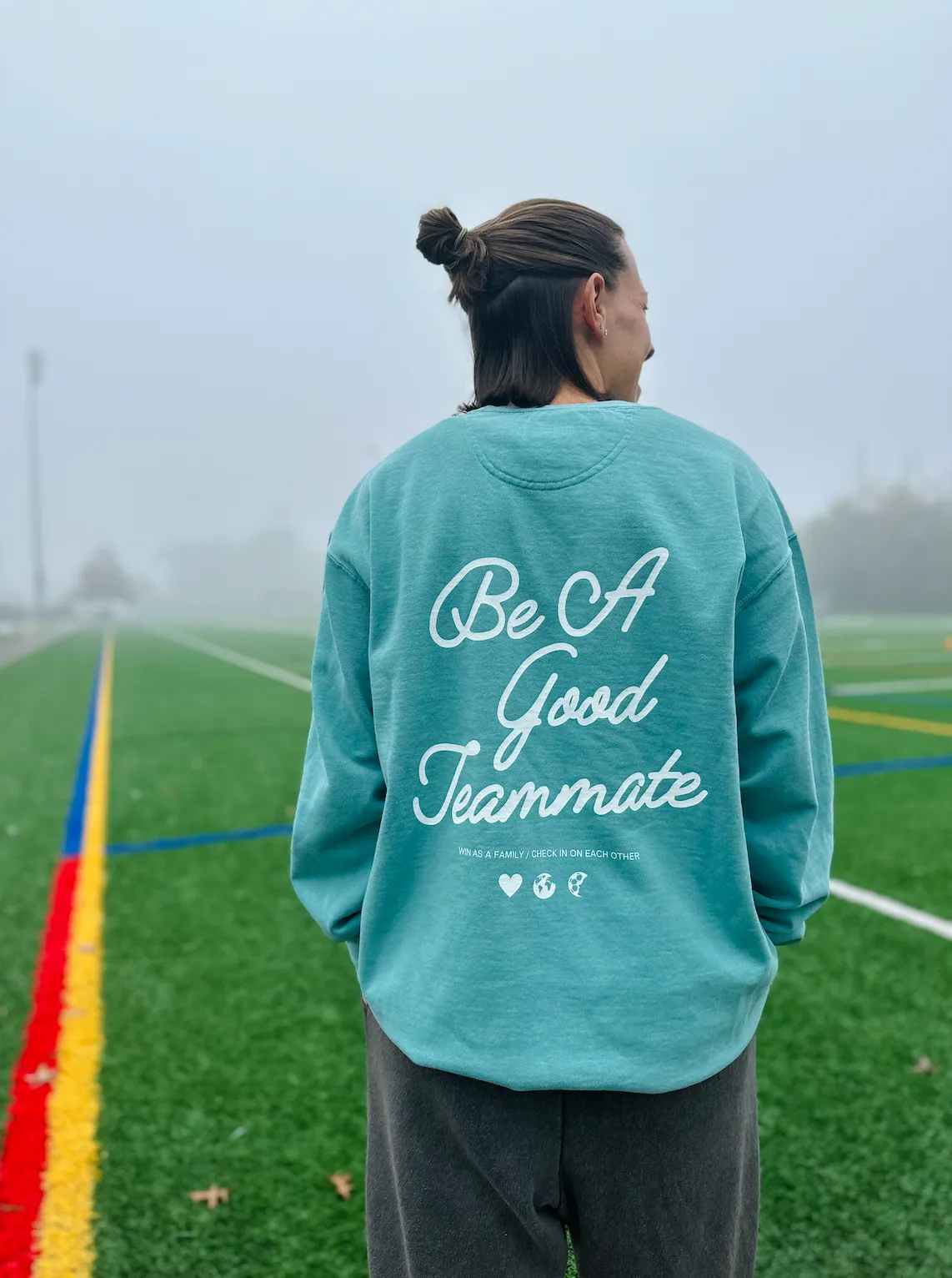 Be A Good Teammate Adult Hooded Sweatshirt