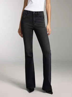 Black Flared Jeans