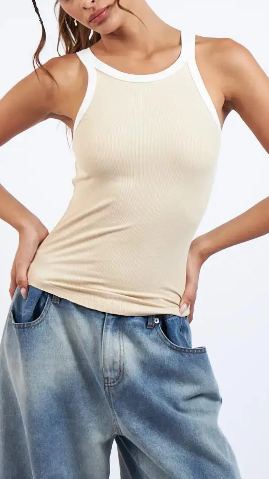 Brynlee Beige Tank