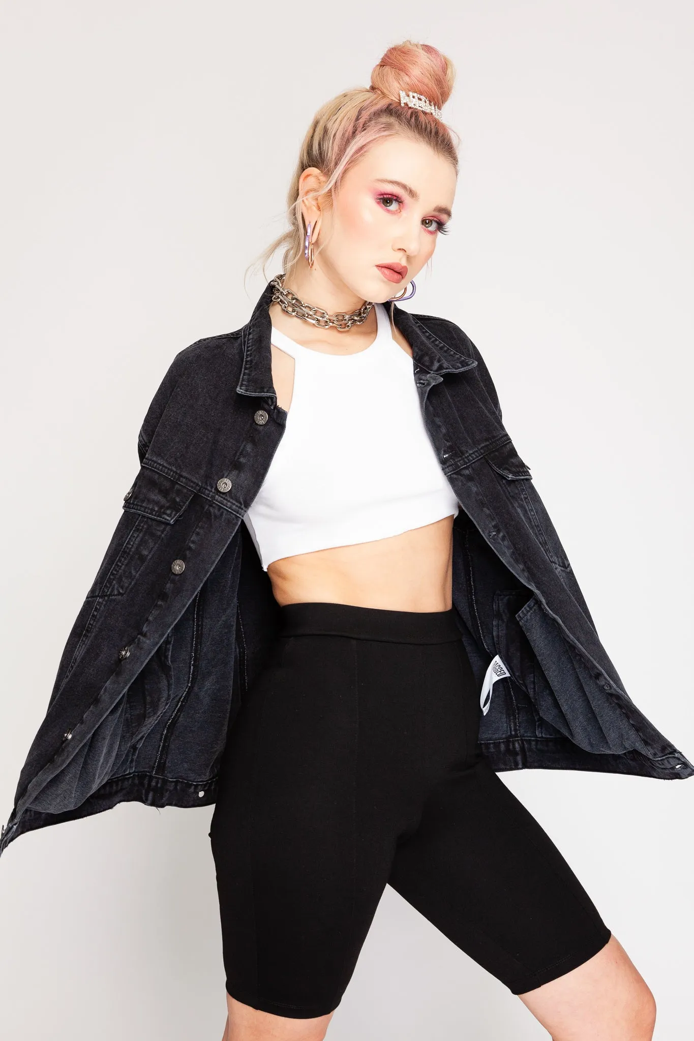 Buddy Denim Jacket Charcoal