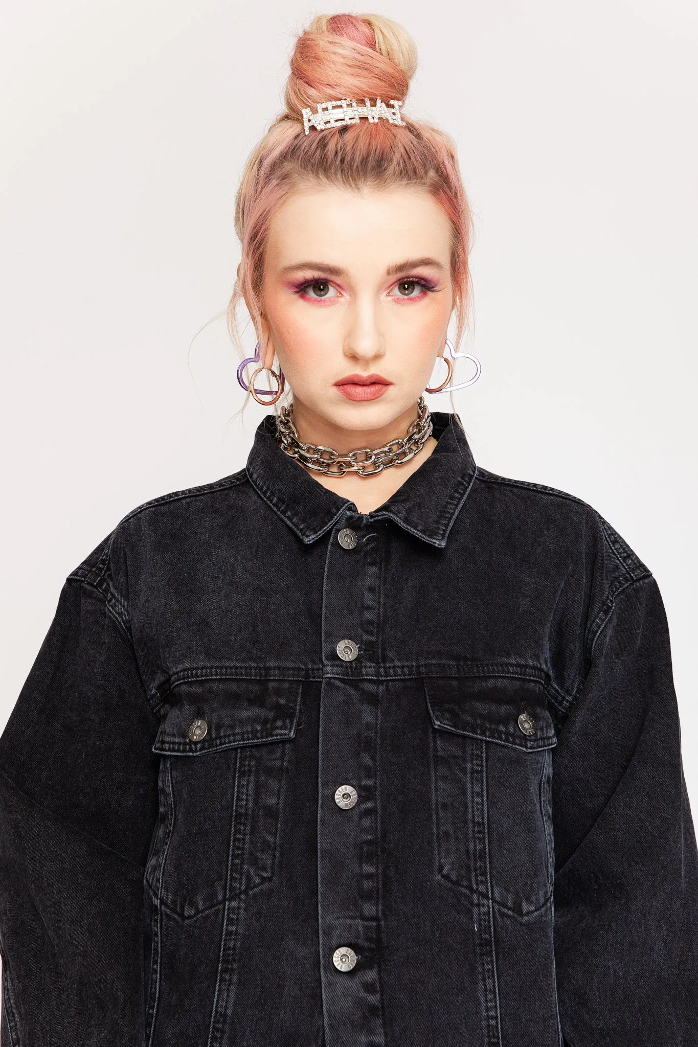 Buddy Denim Jacket Charcoal