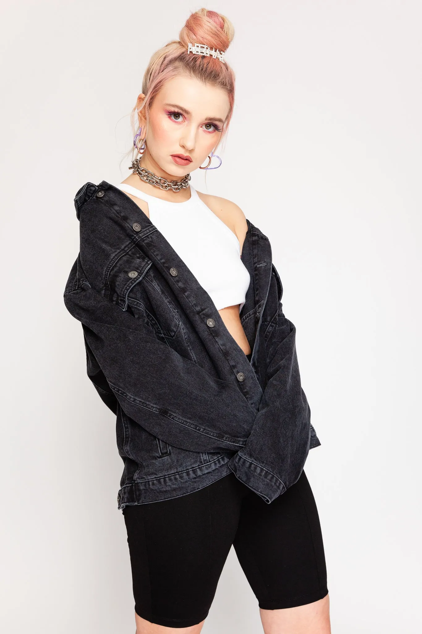 Buddy Denim Jacket Charcoal