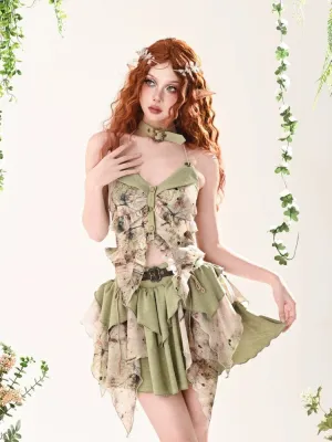 Butterfly Halter Halter Top
