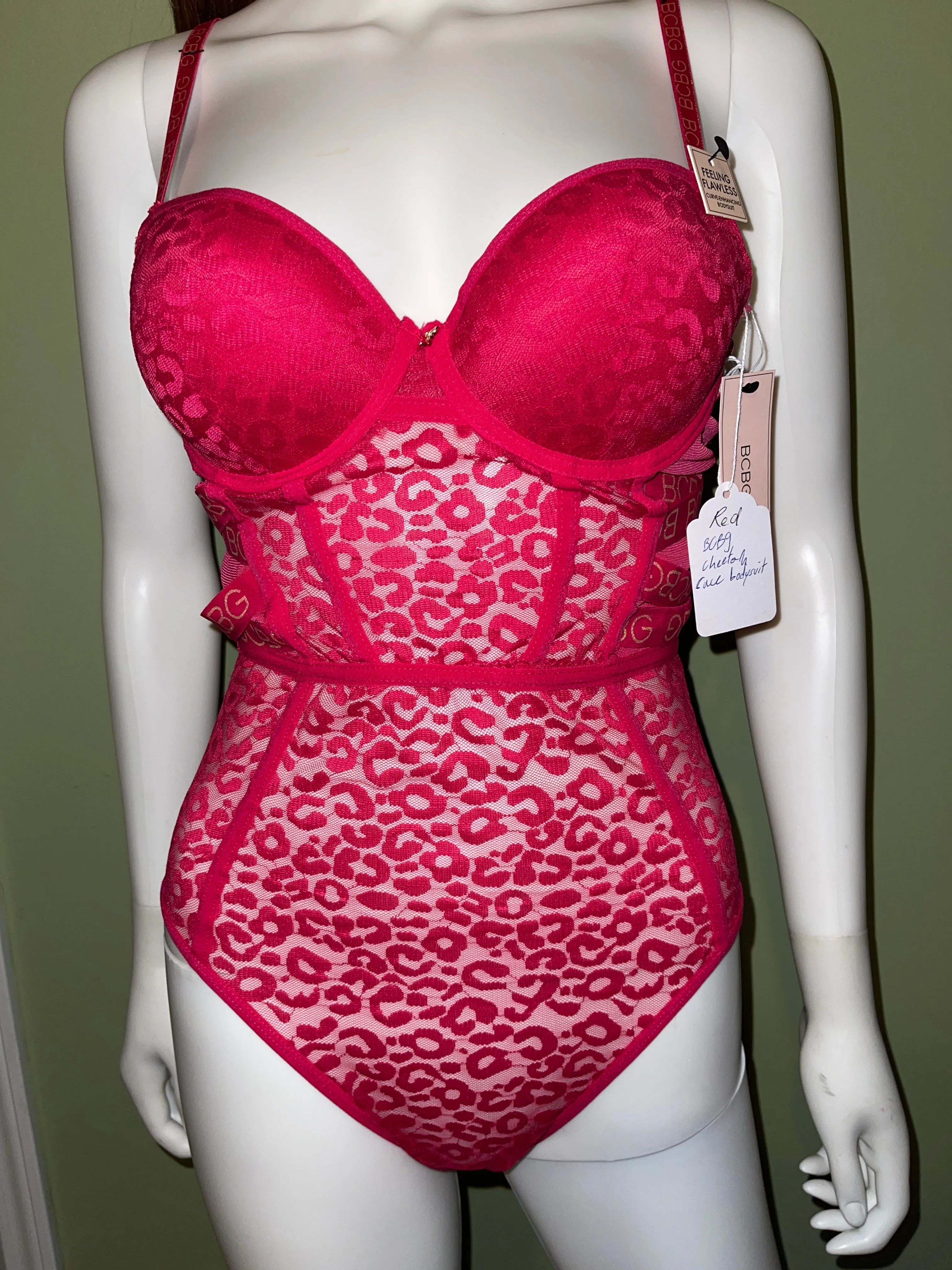 BUY NOW - RED LACE LINGERIE FRENCH lace BODYSUIT