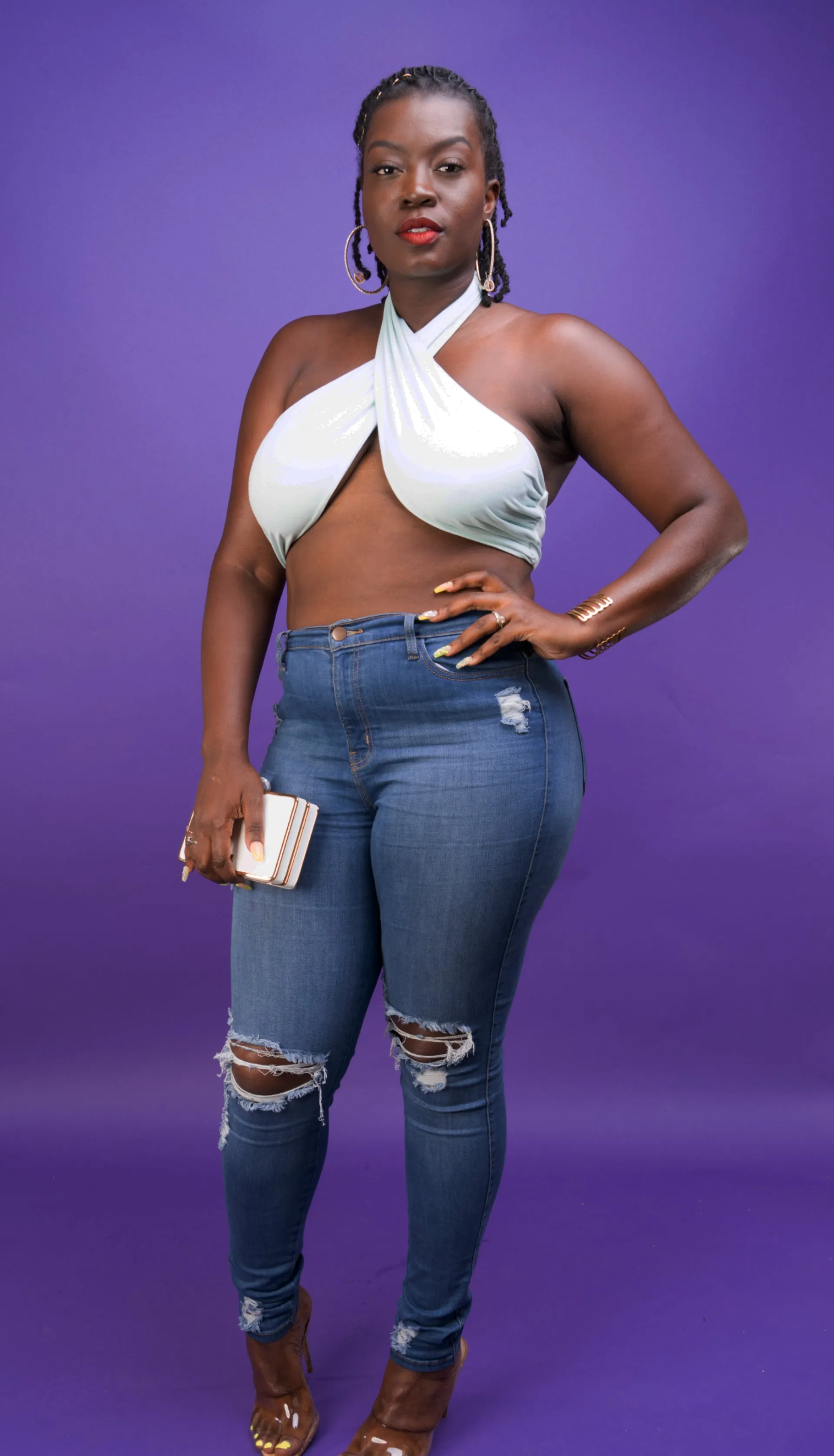 Carolina top (Sky Blue)