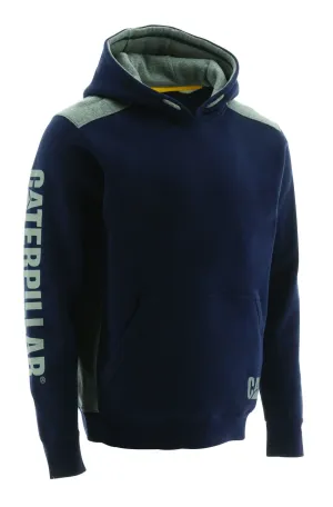 CAT Logo Panel Hooded Sweat