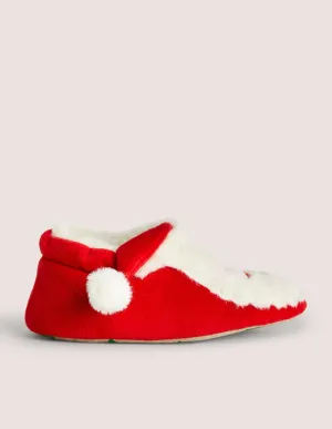 Christmas Slippers-Red Father Christmas