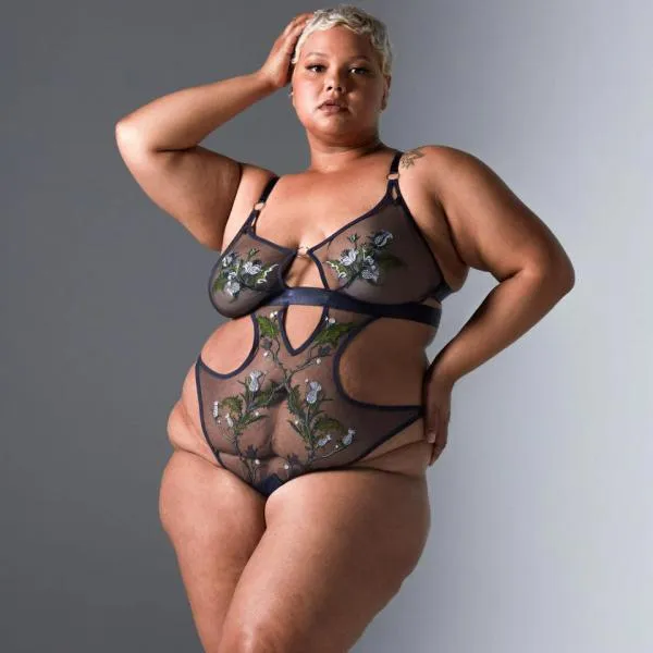 Cirsi Bodysuit - Denim -