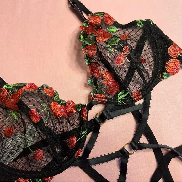 CLEARANCE $99 Victoria’s Secret Very Sexy Embroidery Teddy Large