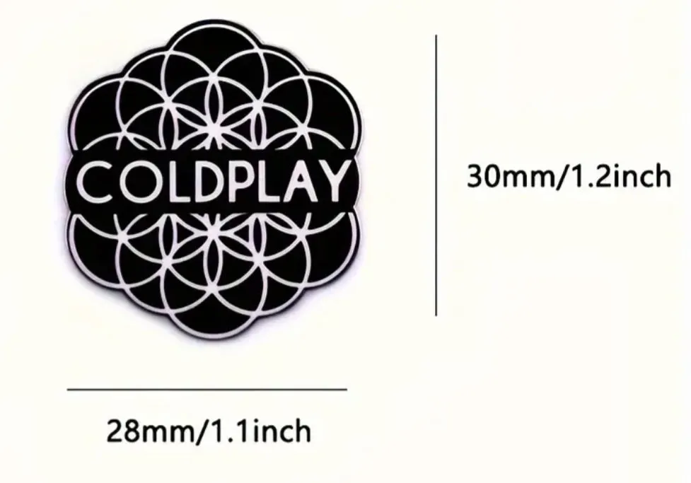 Cold Play Pin