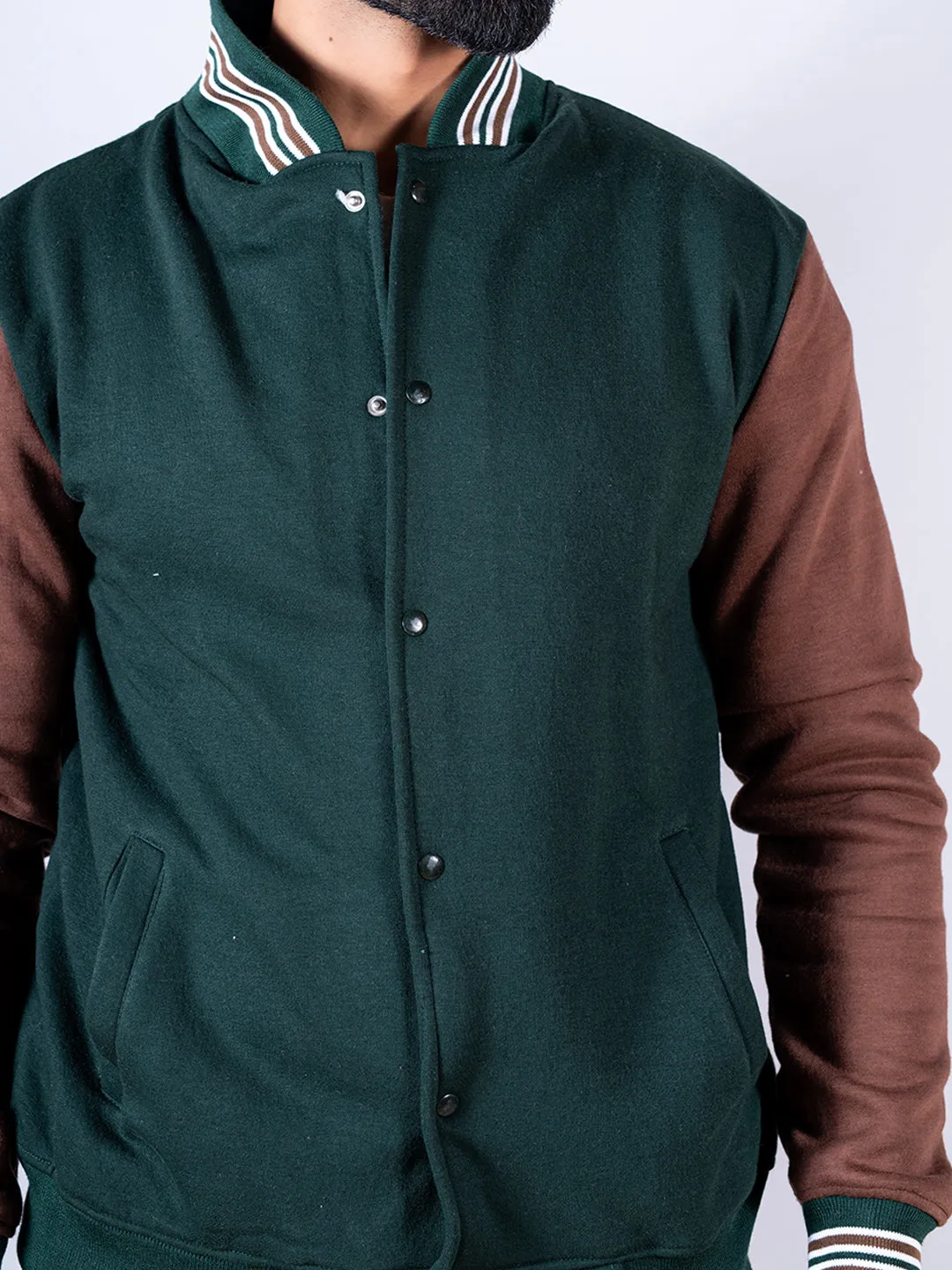 Color Block Varsity Jacket