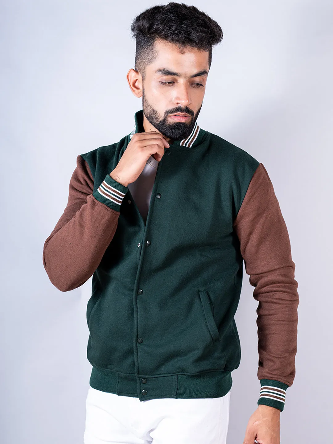 Color Block Varsity Jacket