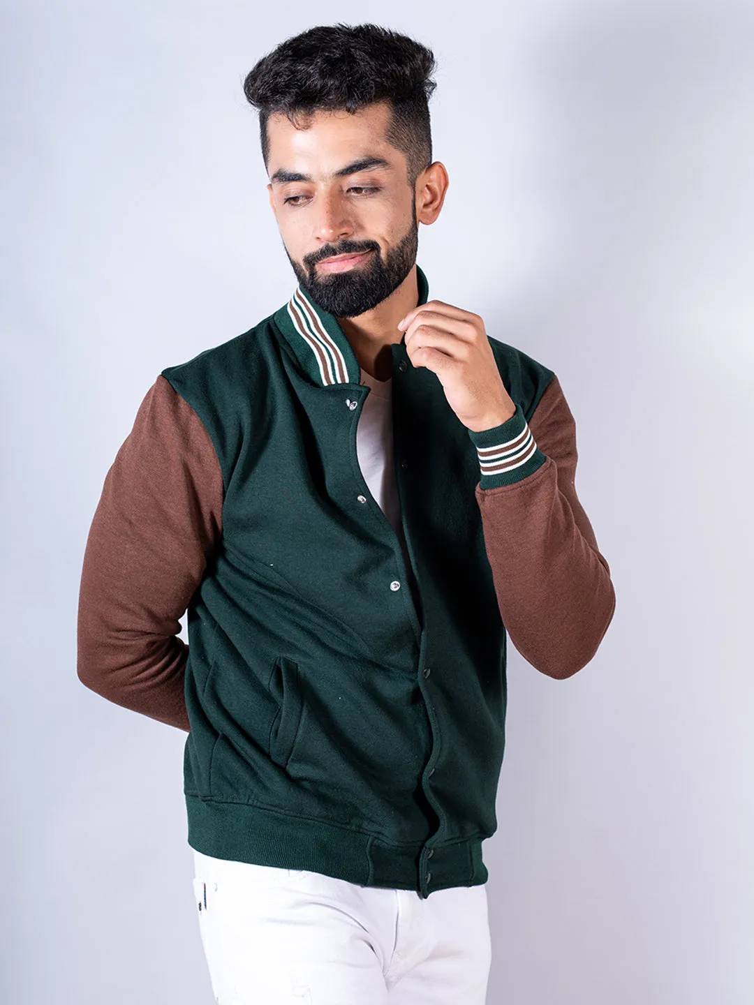 Color Block Varsity Jacket