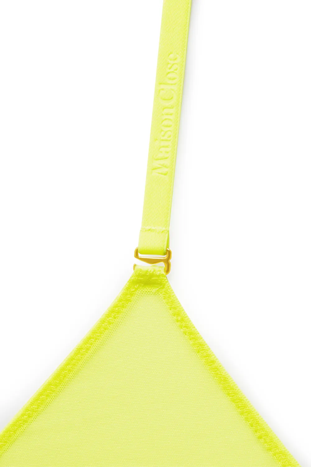 Corps à Corps Thong Bodysuit Neon Yellow