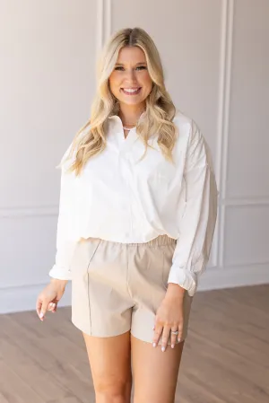 COTTON BUBBLE SHIRT