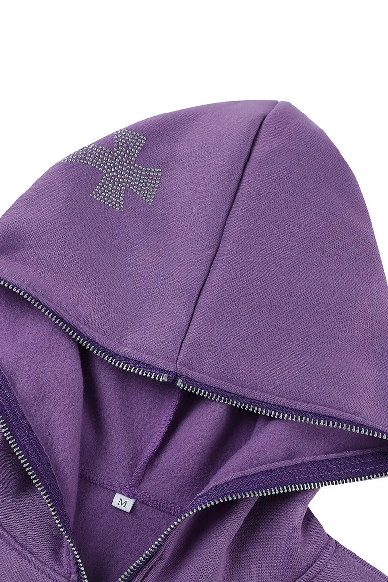 CR3403 Zip-up Hoodie Jacket Outerwear