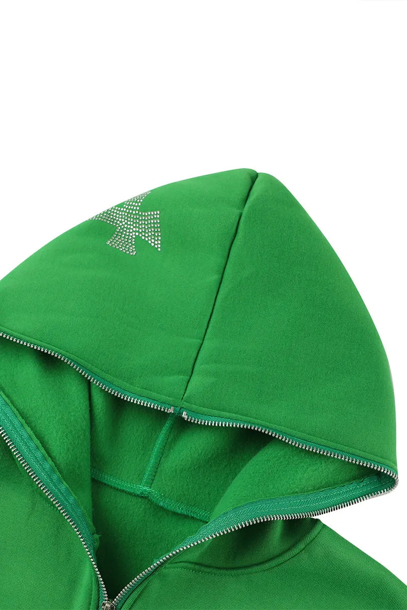 CR3403 Zip-up Hoodie Jacket Outerwear