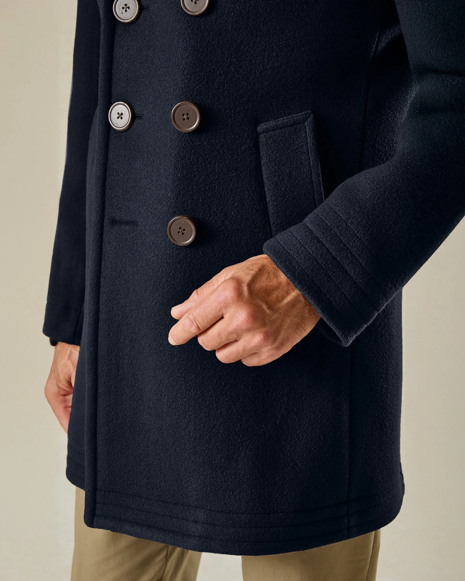 Croft Croft Bridge Coat Navy