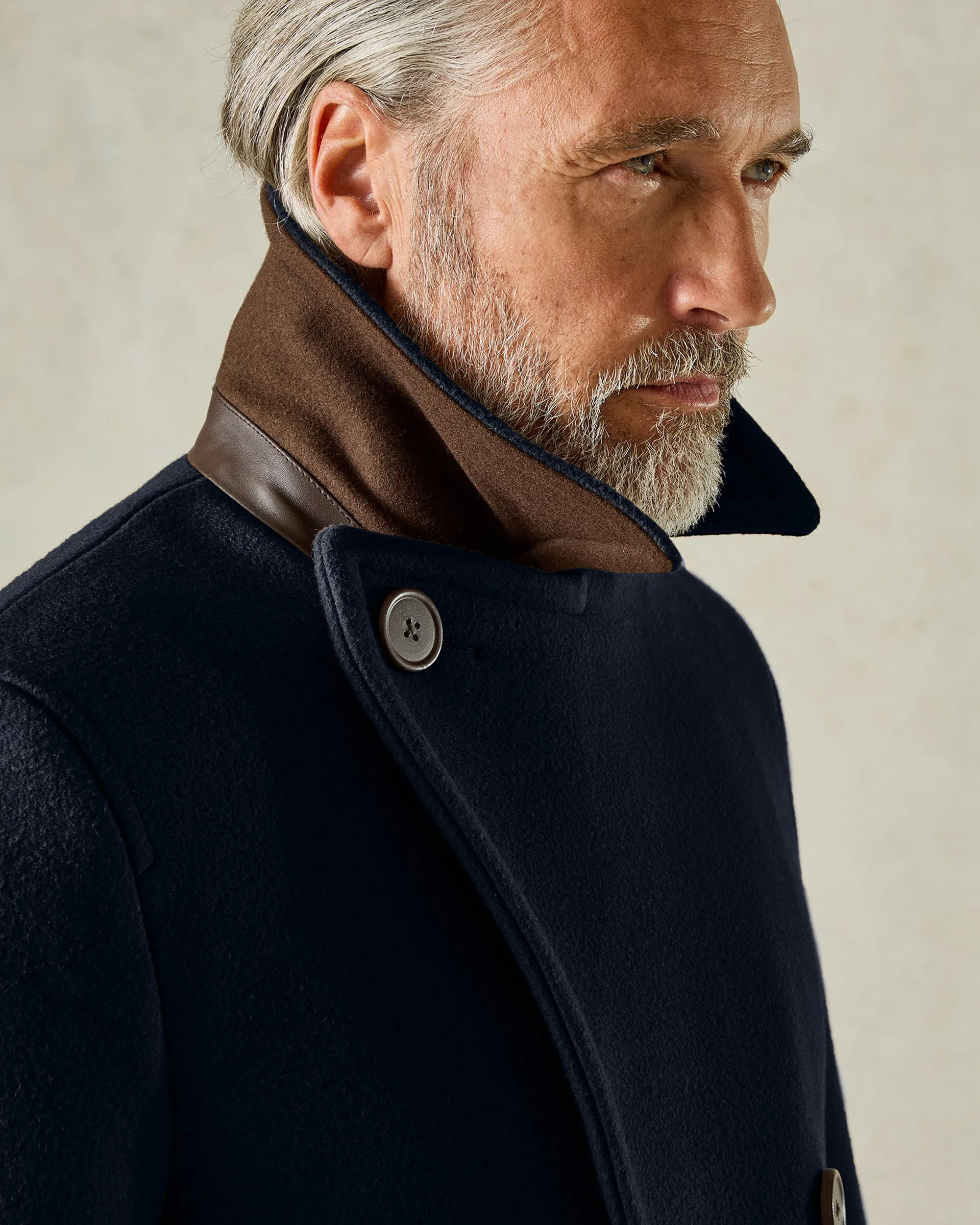 Croft Croft Bridge Coat Navy