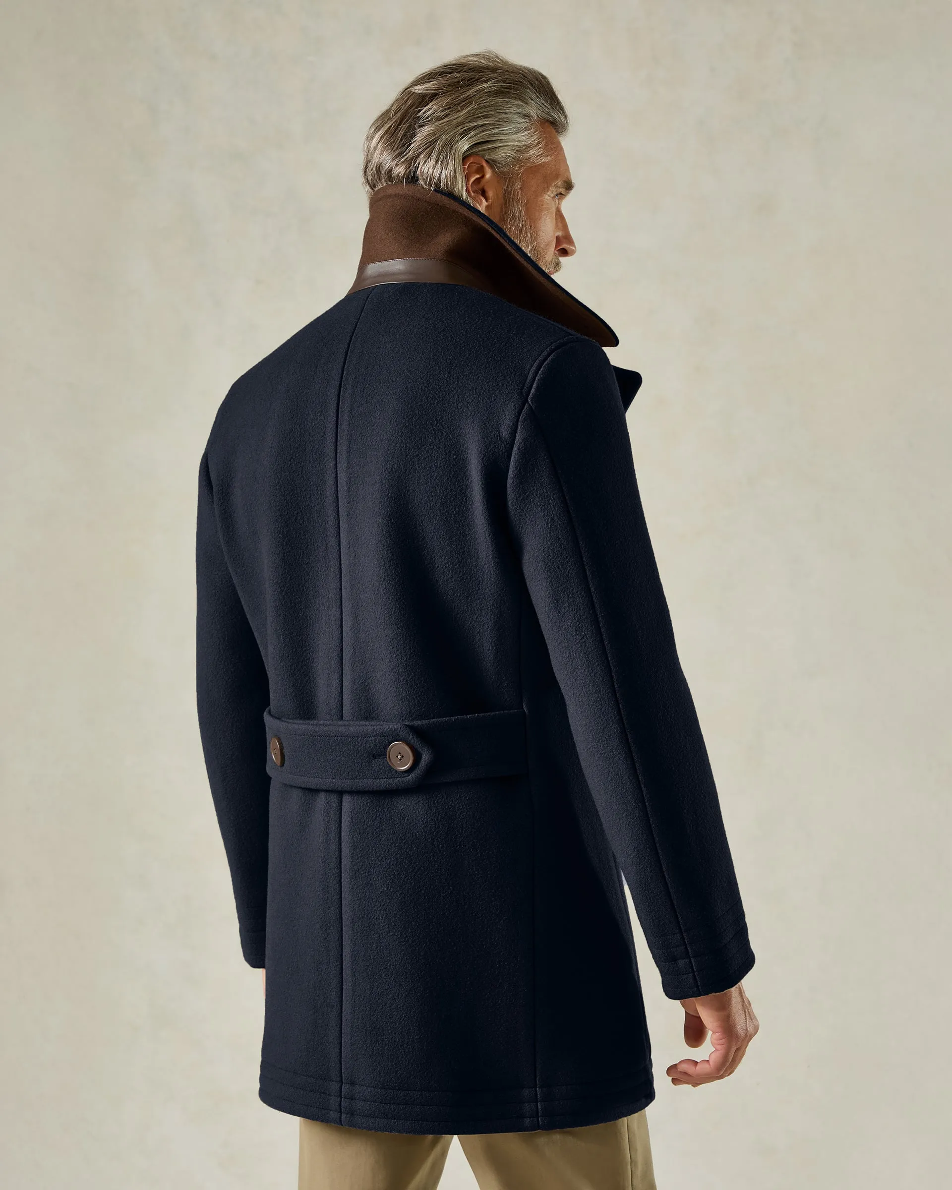 Croft Croft Bridge Coat Navy