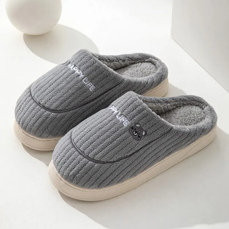 Cute Cartoon Decor Fluffy Slippers